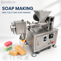 Mini machine à fabriquer du savon, mélangeur, formateur et découpeur de savon en barre pour toilettes, petite entreprise, production compacte, utilisation facile