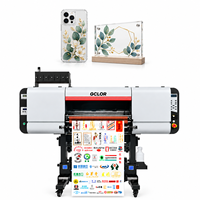 Imprimante UV DTF GCLOR GC-70AB, machine d'impression d'autocollants en film cristal AB, imprimante d'étiquettes en cristal UV 650 mm avec laminateur