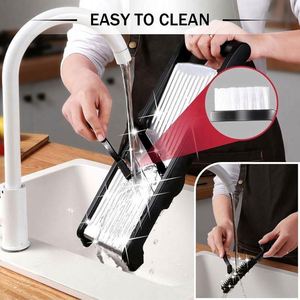 New Multifunctional Gadget Adjustable <b>Vegetable</b> <b>Chopper</b> Stainless Steel Tomato Slicer Food Slicer Mandolin Slicer <b>for</b> Kitchen - Product Image 6