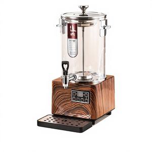 Bouilloire à eau commerciale isotherme en acier inoxydable 304, grande capacité 10L 20L 30L, texture <span class=keywords><strong>bois</strong></span>, portable - Product Image 2