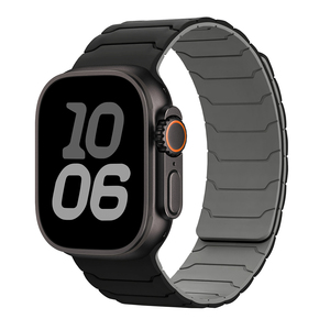 Adecuado para correas de reloj Samsung 5/6/7, <span class=keywords><strong>Huawei</strong></span> <span class=keywords><strong>GT</strong></span> <span class=keywords><strong>3</strong></span>/4/5/6 y correas de muñeca de fijación magnética de silicona Huami Armor Warrior - Product Image 4