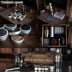Kit de Infusor de humo de cóctel con antorcha, regalo de <span class=keywords><strong>whisky</strong></span> Bourbon de cumpleaños, juego de fumador de <span class=keywords><strong>whisky</strong></span> antiguo para cumpleaños y Navidad - Product Image 3
