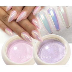Aurora 12-Box all'ingrosso Set polvere per unghie iridescente specchio cromato pigmento per Manicure disegni - Product Image 1