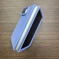 Coque de téléphone portable en silicone liquide magnétique pliable tout-en-un, très vendue, pour iPhone DUO