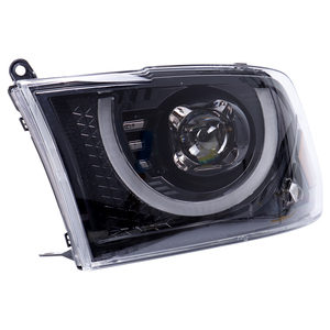 Per Dodge Ram 1500 2500 3500 (2009-2018) - Gruppo Fari Anteriori a LED con Abbaglianti/Anabbaglianti e Luci Diurne Bianche/Indicatori di Direzione Ambra - Product Image 2
