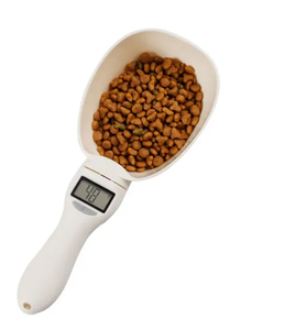 เครื่องชั่งอาหารสัตว์เลี้ยงแบบดิจิตอล พร้อมจอ LCD สำหรับชั่งอาหารสุนัขและแมว ช้อนตวงอาหาร พร้อมจอแสดงผลดิจิตอล ใช้ในครัวได้ - Product Image 2