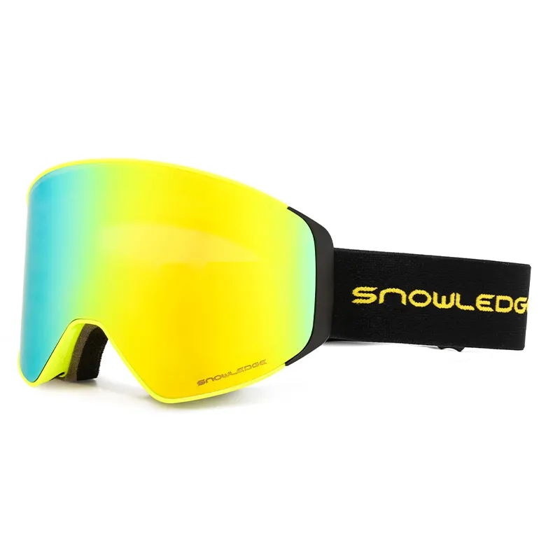 Mode Polarisierte Linse Skifahren Anti-Fog UV400 Snowboard brille Herren Ski brille Magnetische Ski brille