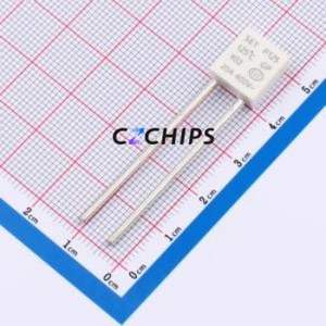 P125 Thermal Cutoff (TCO) Through hole Component (THT),P=6.6mm Fuse 20A 400V 125℃ 90 - Product Image 1