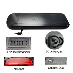 Batterie Li-ion 6 broches pour porte-bagages arrière de vélo électrique 36V 13Ah 14Ah 14.5Ah 20Ah compatible avec Phylion MTF Tour City 5.4 Telefunken Multitalent E-Bike - Product Image 4