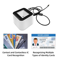 Escáner de Códigos de Barras de Escritorio MASUNG, Lector de Códigos QR, Escáneres para Inventario, Lector de Tarjetas IC NFC para Comercio Minorista y Farmacia