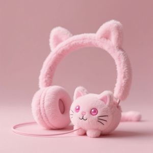 Audífonos de Peluche para Niños con Diseño Personalizado al por Mayor, Venta Directa de Fábrica, Juguetes de Peluche Personalizados para Niños, Todas las Series - Product Image 1