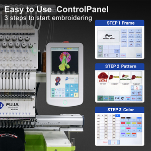 เครื่องปักคอมพิวเตอร์อุตสาหกรรม 12 15 <span class=keywords><strong>เข็ม</strong></span> 4 หัว สำหรับปักเสื้อ หมวก เสื้อยืด เครื่องปักคอมพิวเตอร์แบบอัตโนมัติ 4 หัว - Product Image 5
