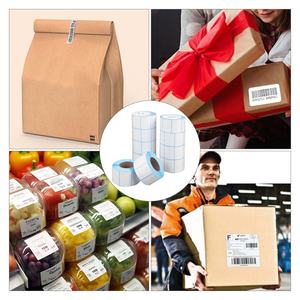 Rollos de Etiquetas Térmicas para Envíos, Impresión Directa 4x3, Resistentes al Agua y al Aceite, Duraderas, 100x76, Adhesivo Fuerte para Direcciones - Product Image 4