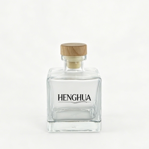 Vente directe d'usine, bouteille en verre de 16 oz (50 cl), bouteilles en verre vides pour liqueur, vodka, brandy, <span class=keywords><strong>cognac</strong></span>, gin avec bouchon - Product Image 2