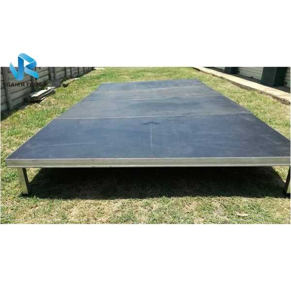 Aluminum Black Plywood Portable Stage Deck for Event on Sale| Alibaba.com