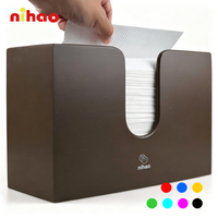 NIHAO Distributeur de serviettes en bois, porte-serviettes en papier pour table, pour restaurant, café, hôtel, vente en gros