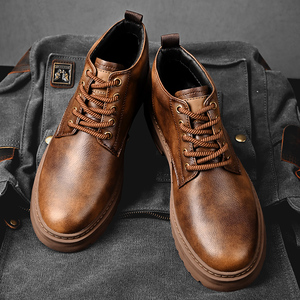 New Fashion Design Leather <strong>Boots</strong> for <strong>Men</strong> Waterproof Leather <strong>Boots</strong> <strong>Men</strong> <strong>Boots</strong> <strong>Shoes</strong> - Product Image 2