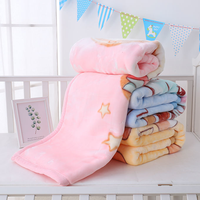 Couverture de lit en flanelle polaire pour bébé, personnalisable, de haute qualité, en coton doux et polyester imprimé, pour toutes les saisons, Baer Cute Children