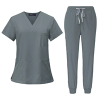 Pyjama Chirurgical Blanc Médecin Smock Scrubs Uniforme Infirmière Scrubs Vêtements Médicaux Scrub Avec Personnalisation