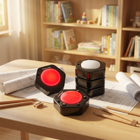 Ensemble de buzzers de jeu sans fil rechargeables avec modes d'éclairage LED multicolores, câbles de charge 1-4 empilables pour quiz interactif de groupe