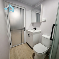 Villa conteneur préfabriquée de 20 pieds à aménagement personnalisé, spacieuse, extensible et pliable, pour extension de logement familial dans la cour