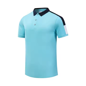 Logo personnalisé et couleur personnalisée School Sport Polo Spandex T-shirt Dry Fit de haute qualité pour hommes femmes - Product Image 6