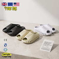 Sandales de massage athlétiques ergonomiques avec logo personnalisé, sandales de réflexologie orthopédiques pour le massage des pieds, soulagement après l'entraînement