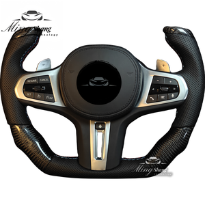 Volante Deportivo de Fibra de Carbono <span class=keywords><strong>M</strong></span> <span class=keywords><strong>Sport</strong></span> para BMW F10 F18 F30 F35 F90 F35 G01 G02 G05 G20 G30 G38 X5 X6 F01 F07 F20 F11 F22 F25 M3 M4 M5 - Product Image 1