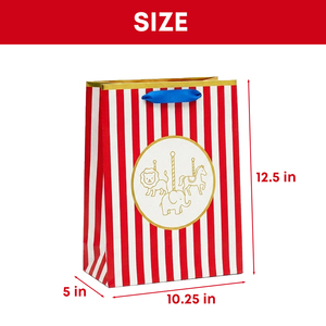 Sacchetti di Carta Ecologici di Lusso Xieli con Logo Personalizzato a Tema Circo per Eventi e Feste - Product Image 3