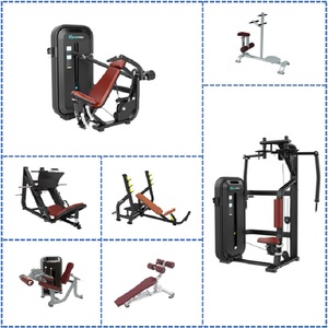 2023 Lujoso GymFitness Body Building Equipo de entrenamiento Placa cargada Iso-Lateral Decline Chest Press Machine - Product Image 5
