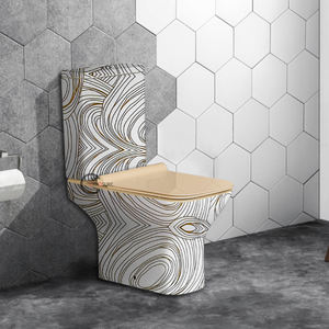 Inodoro de Dos Piezas, Duradero, Promocional, de Cerámica, para Baño, de Color, Montado en el Suelo - Product Image 6