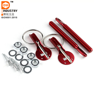 Pasadores de Capó Universales con Cierre Rápido, Accesorios para Automóviles, Kit de Bloqueo de Capó de Motor de Aluminio, Tipo Universal para Autos - Product Image 4