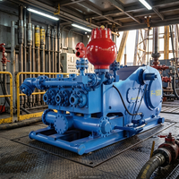 Pompe à boue triplex API 7K F1600 1600HP, pompe de forage haute pression pour le forage horizontal directionnel profond des champs pétrolifères