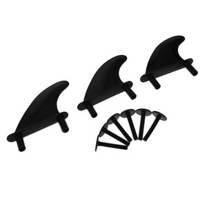 Ensemble de ailerons de surf en plastique, ajustement universel pour planches à pagaie, utilisation sur les lacs et les rivières - Product Image 3