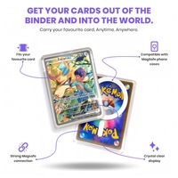 Étui transparent pour cartes de collection PC et coque de téléphone avec support de présentation latérale, boîte de rangement protectrice pour cartes et coque de téléphone portable