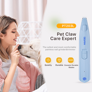 מכונת תספורת חשמלית שקטה לחיות מחמד LILIPRO PT203L, מספריים לטיפוח כפות רגליים לכלבים וחתולים, ערכה אלחוטית עם תאורת LED - Product Image 3