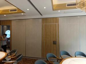 Puerta corrediza deslizante de pared de partición móvil plegable de pista divisoria de hotel de Camboya - Product Image 3