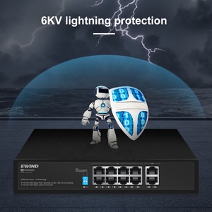 สวิตช์อีเธอร์เน็ต10/100/1000Mbps 10พอร์ตพร้อม POE รองรับการแยกและ VLAN Ai Watchdog ขยายได้300เมตร - Product Image 4