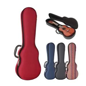 Fabrik Direkt verkauf EVA 21 Zoll Ukulele Hart Eva Box Case Leichter druckfester Gitarren Gig Rucksack für Sopran Ukelele