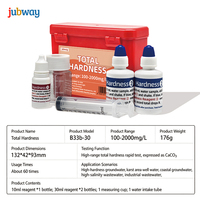 Kit de Prueba de Dureza Total del Agua 100-2000mg/L, Kit de Prueba de Dureza para Calderas y Acuarios, Previene la Formación de Incrustaciones, Monitorea la Calidad del Agua, JUBWAY