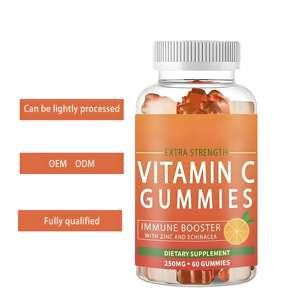 Suministro de fábrica, superventas, belleza vegana, cuidado de la piel, suplemento sanitario, gomitas blanqueadoras de vitamina C - Product Image 2