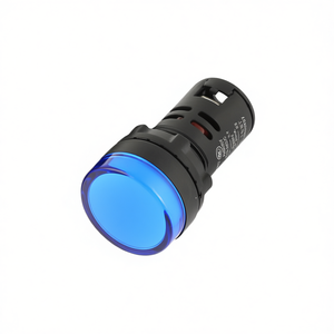 Lampe indicatrice bleue 220V LED pour panneau électrique - Product Image 2