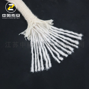 เชือกฝ้ายถักสีขาวขนาด 8 มม. เชือกเคลือบแว็กซ์สำหรับงานฝีมือและวัสดุตกแต่ง - Product Image 4