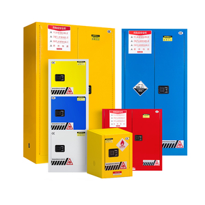 Gabinete Industrial a Prueba de Explosiones, Gabinete de Almacenamiento de Productos Químicos Inflamables de Acero, 2 Puertas con Cerradura para Uso en Oficina - Product Image 1