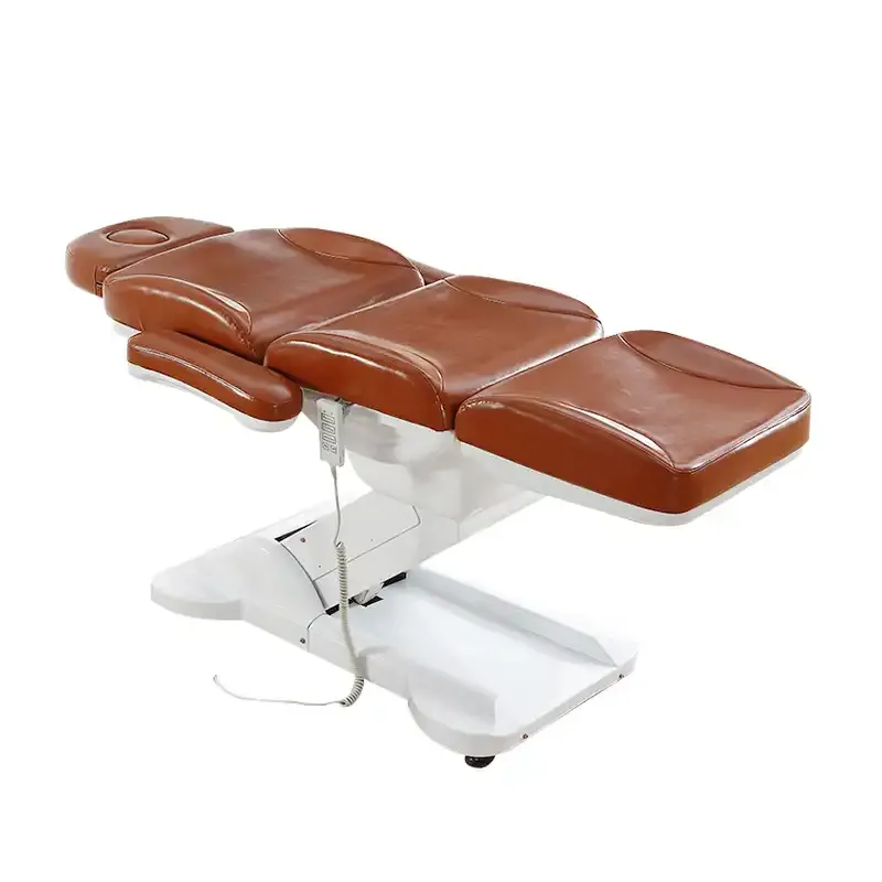 Chaise cosmétique faciale électrique personnalisée Lit de massage de beauté Table de lit de massage pliante portable Boutique de spa