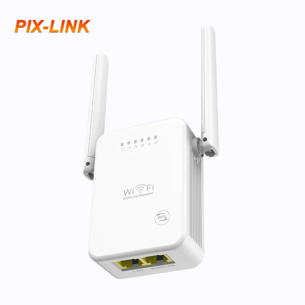 PIX-LINK Factory New Arrival Home Use 2.4Ghz Network Wifi Range Extender 300Mbps Wifi Signal Booster Wireless Wifi Repeater