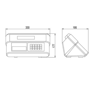Indicador de Pesaje Analógico XK3190 <span class=keywords><strong>A9</strong></span>+P Yaohua con Pantalla LED, Función de Impresión, Kit de Celdas de Carga para Básculas de <span class=keywords><strong>Plataforma</strong></span>, 10 Veces/seg A/D - Product Image 6