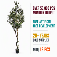 Arbre d'olivier artificiel réaliste, plante en pot artificielle, couronne naturelle, décoration intérieure pour la maison, le bureau, l'hôtel, OEM, vente en gros, sur mesure
