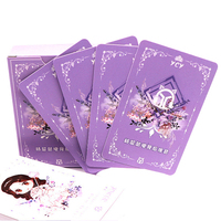 54 cartes de jeu personnalisées en papier avec dorure à chaud