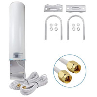 Antenne Cylindrique Omnidirectionnelle Extérieure QIYUNTONG 2G/3G/4G/5G à Gain Élevé 5m pour Communication de Signal Téléphonique Mobile